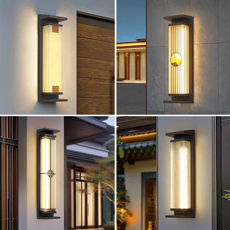 New Chinese Style Fu to Solar Outdoor Wall Lamp Waterproof Villa Courtyard Door Exterior Wall Lamp Outdoor Terrace Wall Lamp New Chinese Style Fu to Solar Outdoor Wall Lamp Waterproof Villa Courtyard Door Exterior Wall Lamp Outdoor Terrace Wall Lamp