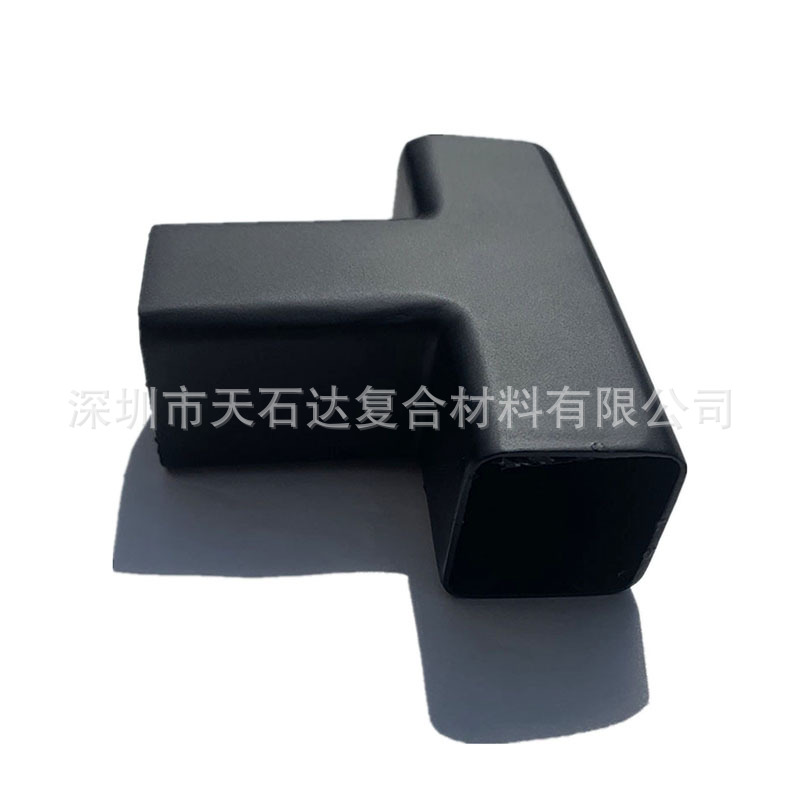 【厂价直销】高强度可设计碳纤维方形三通、直角接头