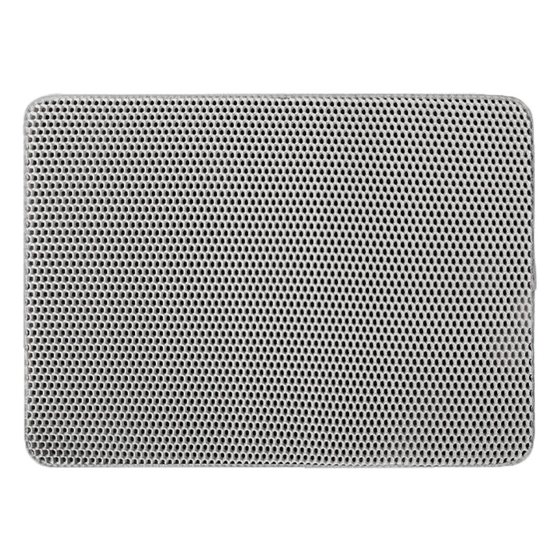 Коврик для кошачьего туалета, двухслойный, очень большой, противовзбаламатывающий коврик для кошачьего туалета, фильтр, защита от разбрызгивания, контроль песка, коврик для кошек, принадлежности для кошек