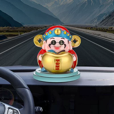 Fire car ornaments God of: Car ornaments - csy-23-peace-and-smooth-god-of-wealth