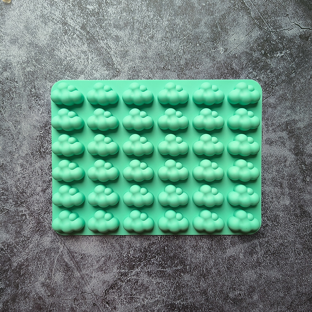36 nubes 677 dulces pudín molde de silicona 3D pastel decoración inserto para hacer molde de chocolate horneado
