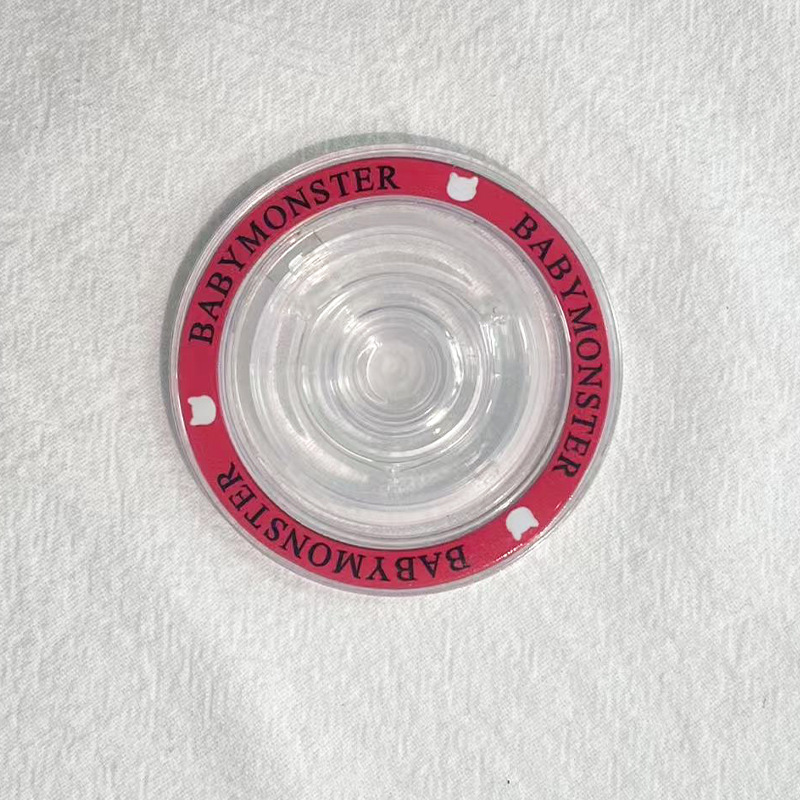 Chasis de succión magnética magsafe Airbag móvil base transparente accesorios de succión magnética goteo pintado redondo