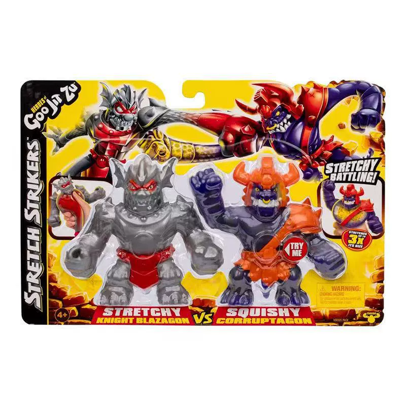 Лось Cool Muscle Group Goo Jit Zu, игрушки-антистресс из мягкой резины, креативные релакс-игрушки, глубоководный герой, животные