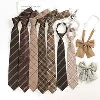 Brown retro Japanese coffee bow tie