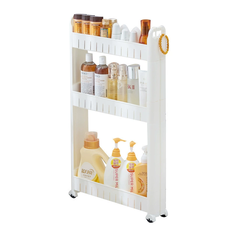 Стеллаж для хранения с узким зазором для кухни, ультраузкий зазор для холодильника у стены, чрезвычайно узкая сторона, небольшой прикроватный шкаф для хранения.