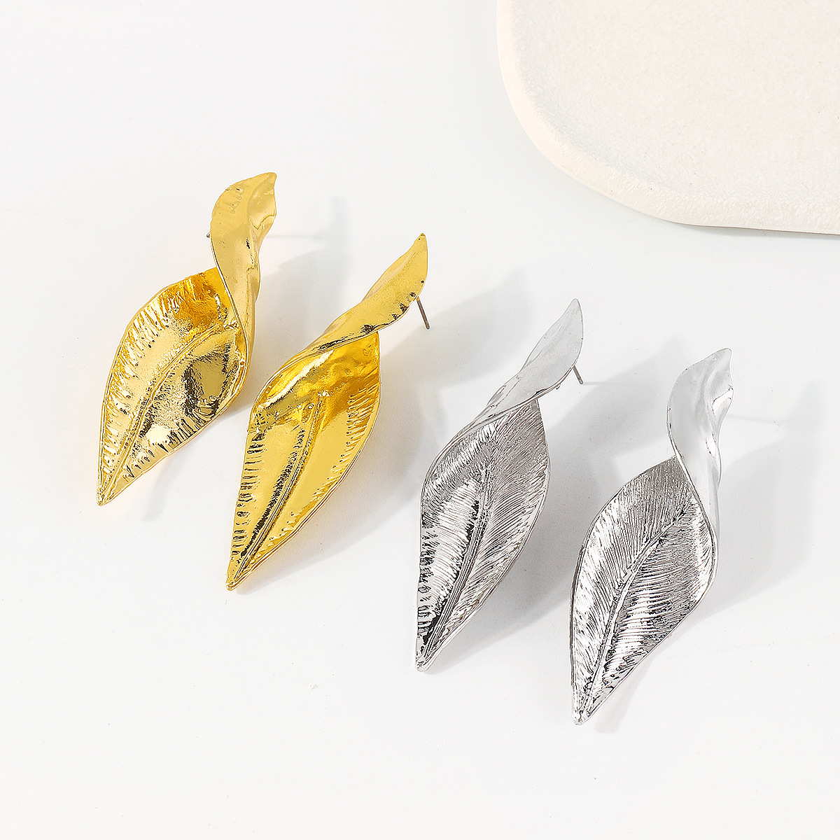 Drop Earrings Classification Fashion Leaves Alloy Plating Women's Drop Earrings 1 Pair