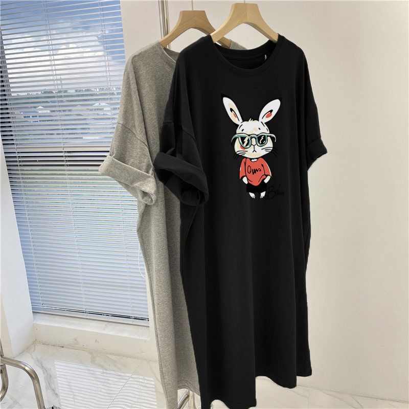 Lazy Style Design, Summer Thin Long Dress for Pregnant Women, Over-The-Knee, Slimming, Light Luxury, High-End Feel for Women Lazy Style Design, Summer Thin Long Dress for Pregnant Women, Over-The-Knee, Slimming, Light Luxury, High-End Feel for Women