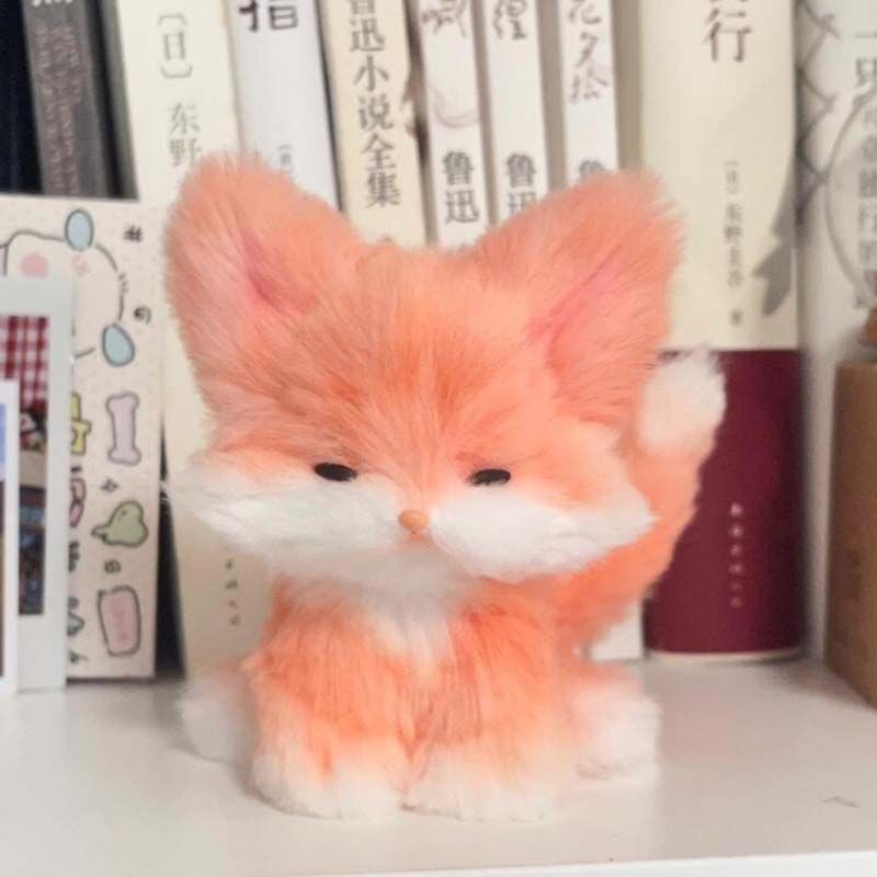 ツイストスティック暗号化された豪華な手作り diy ギフトリトルキツネ素材バッグぬいぐるみおもちゃの装飾品ペンダント|undefined
