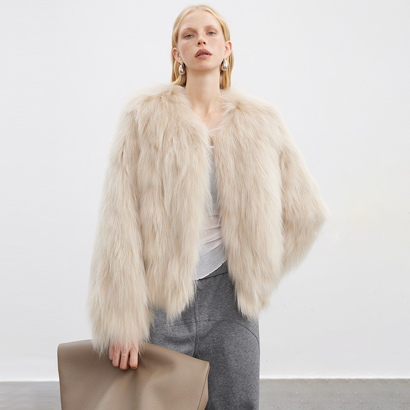 AUS Dead Wood, Fengchun Lazy Silver Fox Fox сделает легкий роскошный мех набор женская короткая меховая зима зима