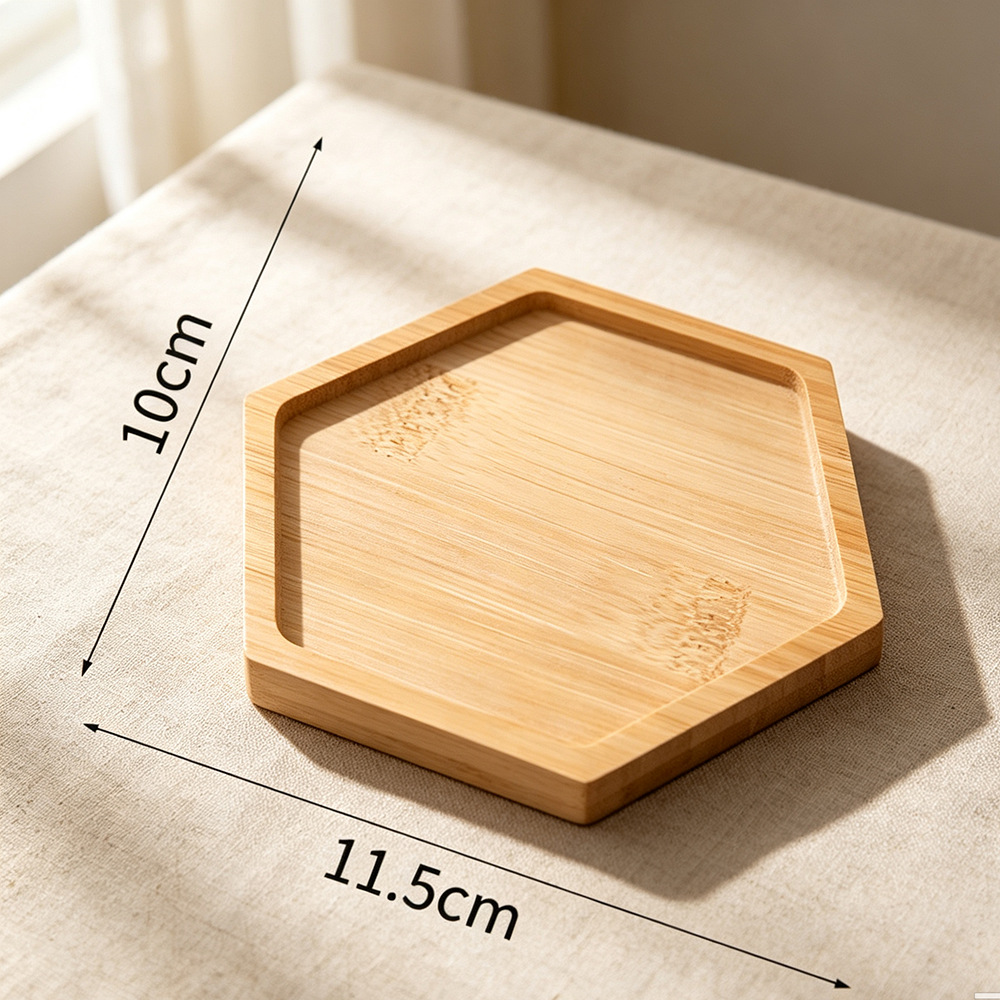 Base de Posavasos para Mosaico de Bambú Artesanal para Hogar