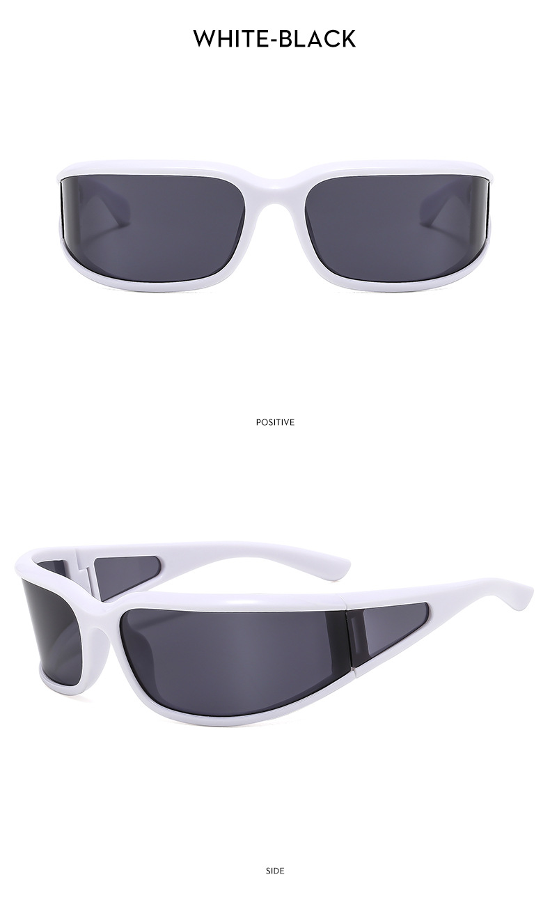 57g Weight Full Frame Glasses Structure Sunglasses Classification PC, UV400 Protection Lens Material Oval Frame Glasses Style Outdoor, Travel Occasion Solid Color Pattern Unisex Gender Streetwear Style Streetwear Solid Color PC UV400 Protection Oval Frame Full Frame Men's Sunglasses 15
