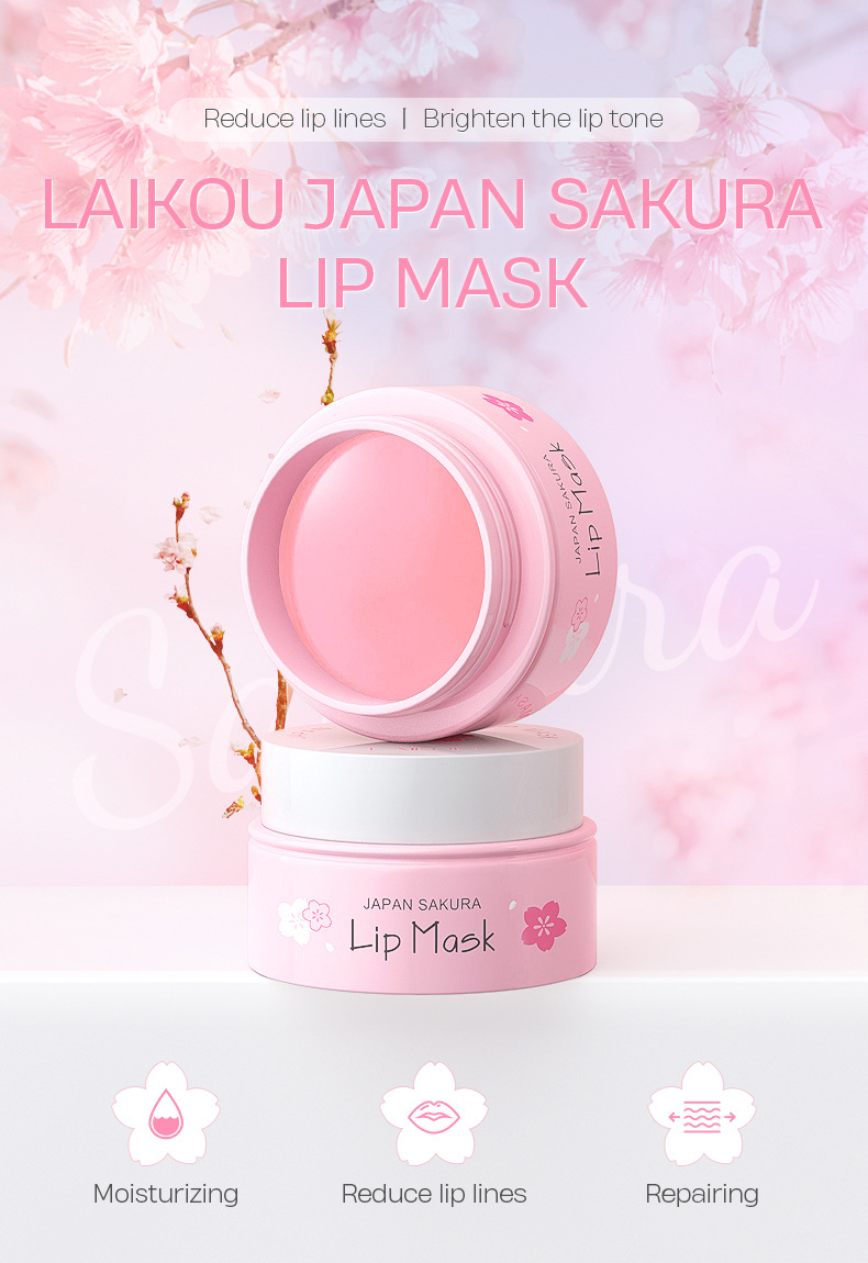 LAIKOU Cherry Blossom Lip Mask