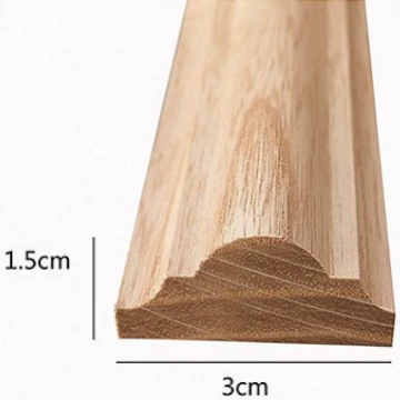 Индивидуальные закругленные линии из массива дерева, полукруглые линии из ясеня, плоская кромка, гвозди из ясеня, деревянные планки для дверей и окон.