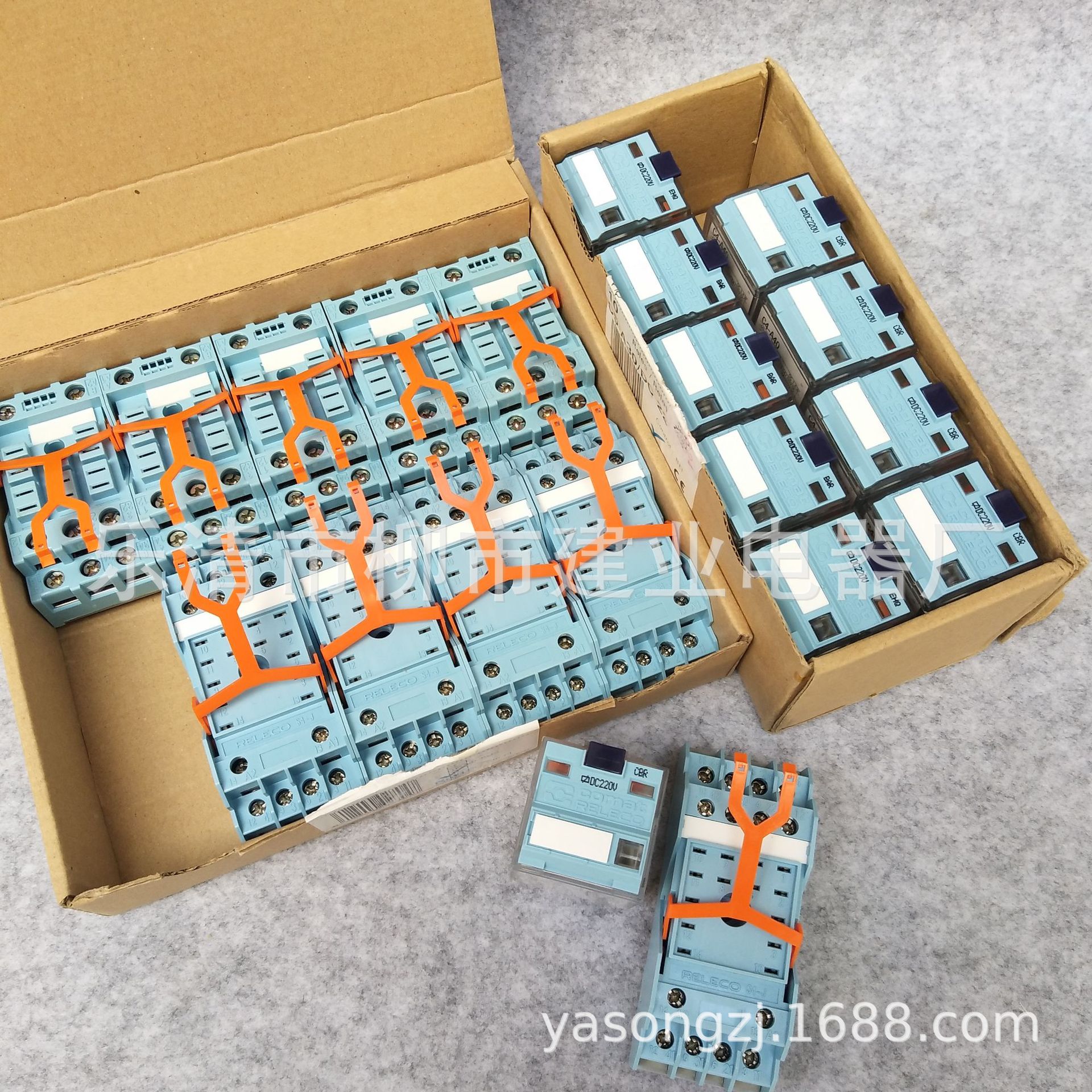 RELECO西班牙C4-A40中间继电器系列 S4-B S4-J配套继电器底座