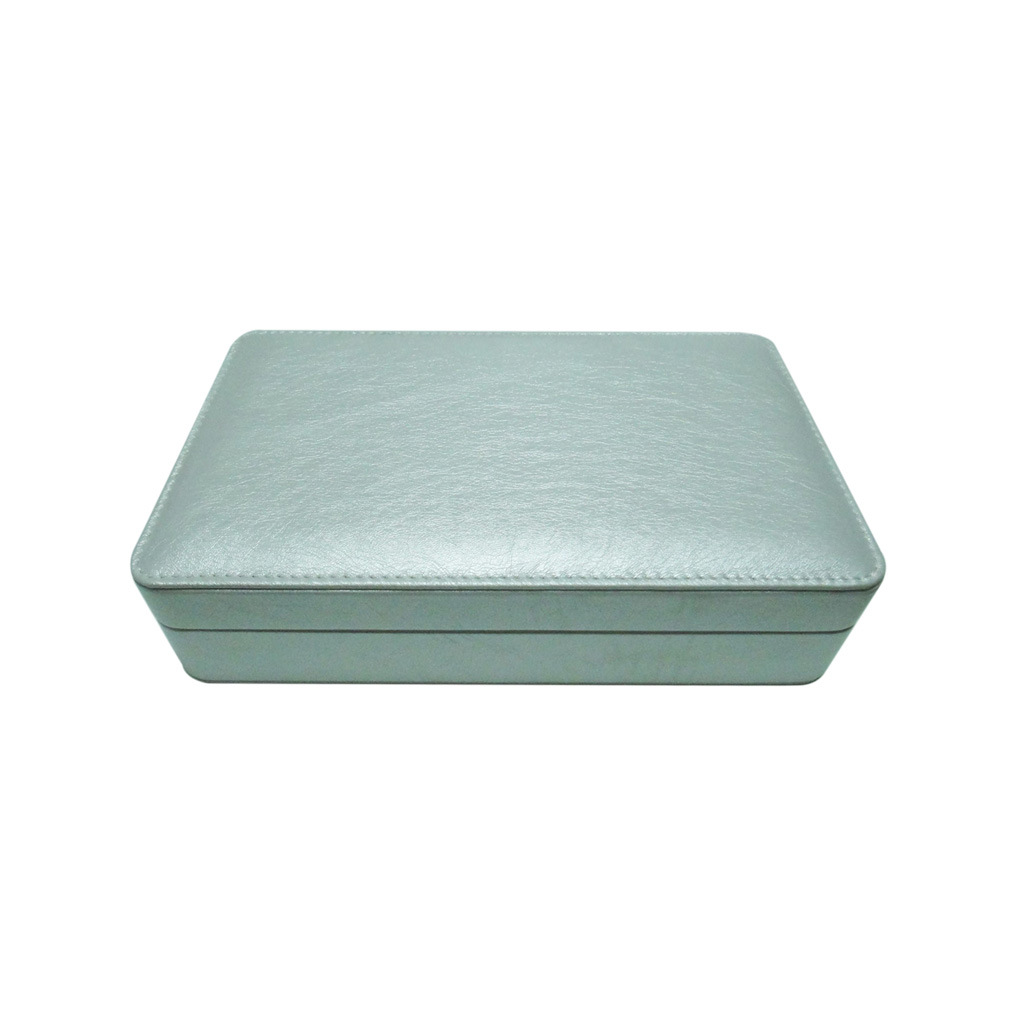 白色礼品盒 白色皮盒 钥匙扣礼品包装皮盒 美容化妆品白色小套盒