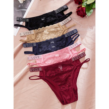 C 96035 Lace Hollow Thong ��˿�οն��ֿ�羳����ͨ