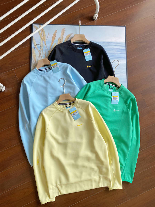 NOCTA联名款亚版Tech Fleece 品牌Logo印花运动圆领运动休闲卫衣|undefined