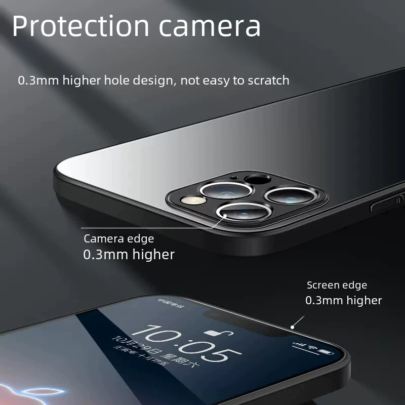 Яблоко, совместимо с iPhone 15, матовый стеклянный чехол для телефона, силиконовый защитный чехол, 15promax