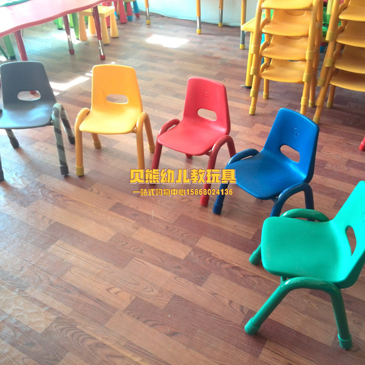 Kindergarten Ironfoot Chair Training Institution Table and Chair…
