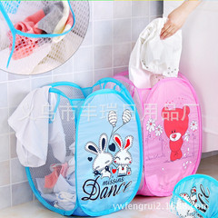 ins new laundry basket wholesale children's cartoon toys bedroom storage basket foldable portable printed dirty clothes basket