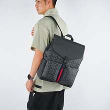 定制双肩包男士旅行上班通勤电脑包时尚背包大学生书包新款多功能