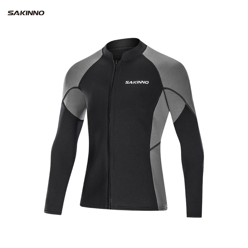 2mm Diving Top Men's Warm Cold-proof Sun-protective Clothing Split Long-sleeved Diving Suit Swimming Surfing Snorkeling Quick-drying Clothing 2mm Diving Top Men's Warm Cold-proof Sun-protective Clothing Split Long-sleeved Diving Suit Swimming Surfing Snorkeling Quick-drying Clothing
