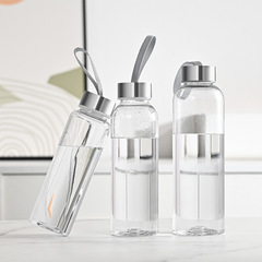 卸売りプラスチックアウトドアスポーツ水筒旅行コップ学生携帯宇宙コップ自転車水筒印刷ロゴ
