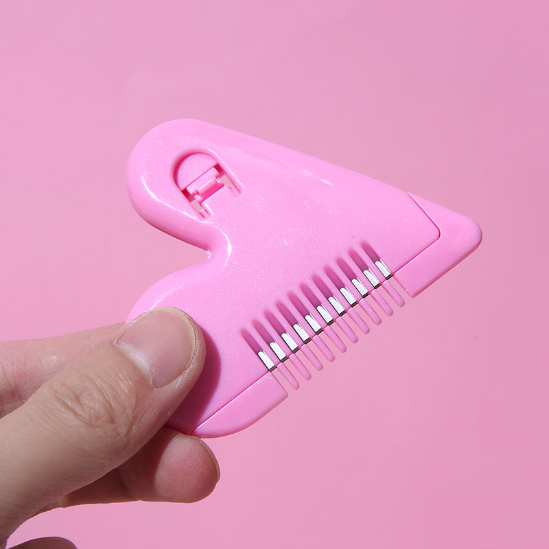 Portátil afeitadora de pelo púbico para niñas partes privadas trimmer para las mujeres manual de cuerpo completo afeitado lindo girly corazón afeitadora