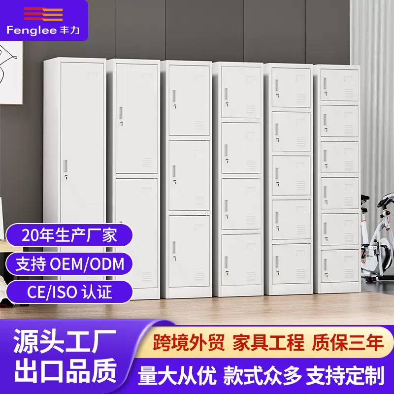 丰力洛阳销售更衣拆装储物柜宿舍员工柜加厚钢板更衣柜单体柜鞋柜