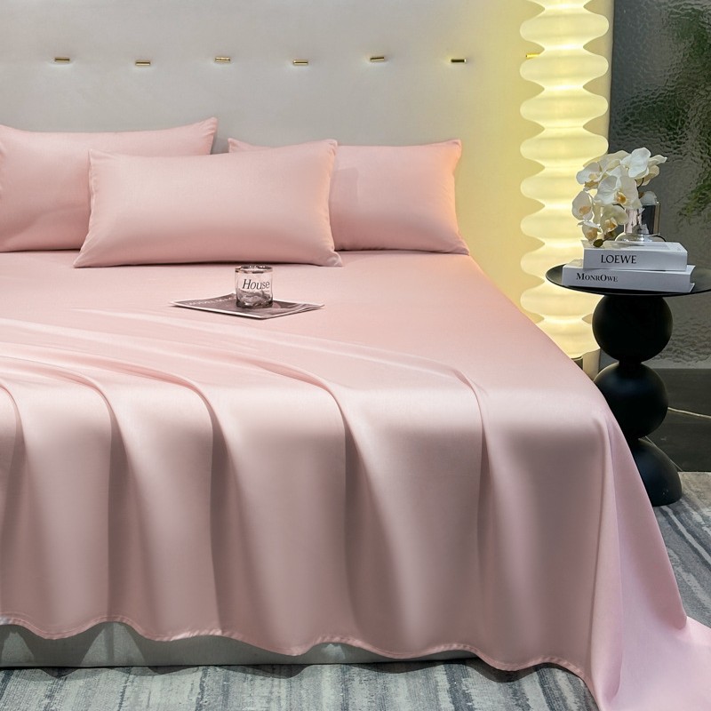 Nuevas sábanas de seda de una sola pieza de verano fresco edredón funda de almohada individual cama individual seda de hielo juego de seda de tres piezas 2025 nuevo