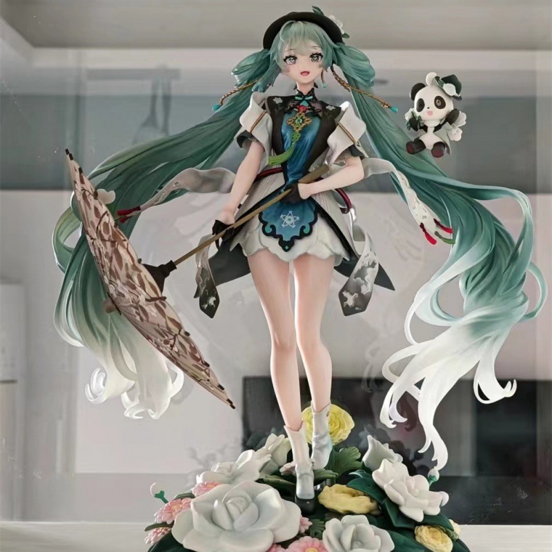 初音フィギュア雪姫ロングヘア人形女の子飾りモデルブラインドボックス人形福袋二次元|undefined