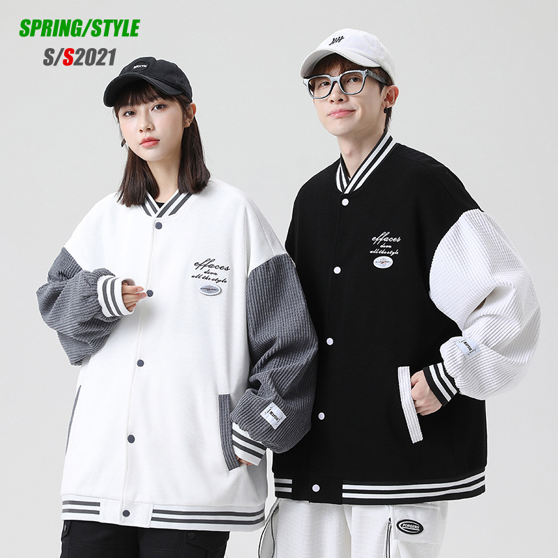 Men's Trend in Baseball Clothes ins Chaopai Easy Pilot Jacket Harajuku lovers spring and autumn handsome Trend coat