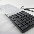 巧克力静音超薄键盘KB968/908 办公笔记本键盘医疗电脑有线键盘