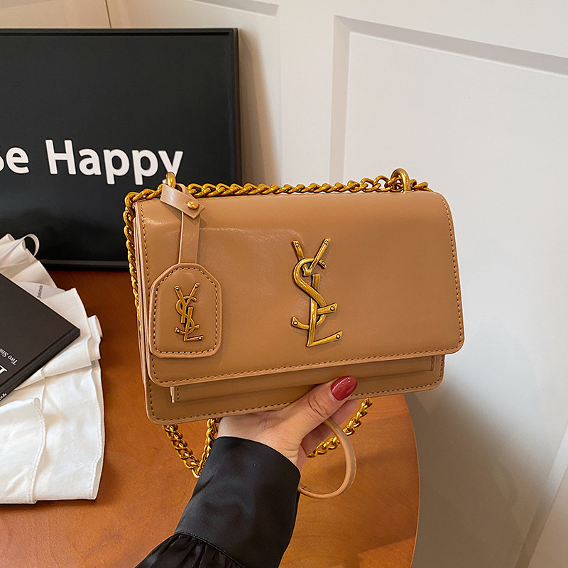 Bolsos de Mujer de Alta Gama, Nuevo Estilo 2024, Bolso de Hombro con Cadena Francesa, Bolso Cruzado Popular de Este Año