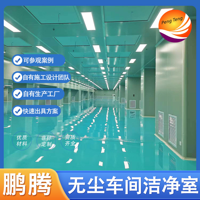 Electronic Factory Cleanroom Purification Project Free Design of Class 100 and Class 100K Cleanroom Workshops