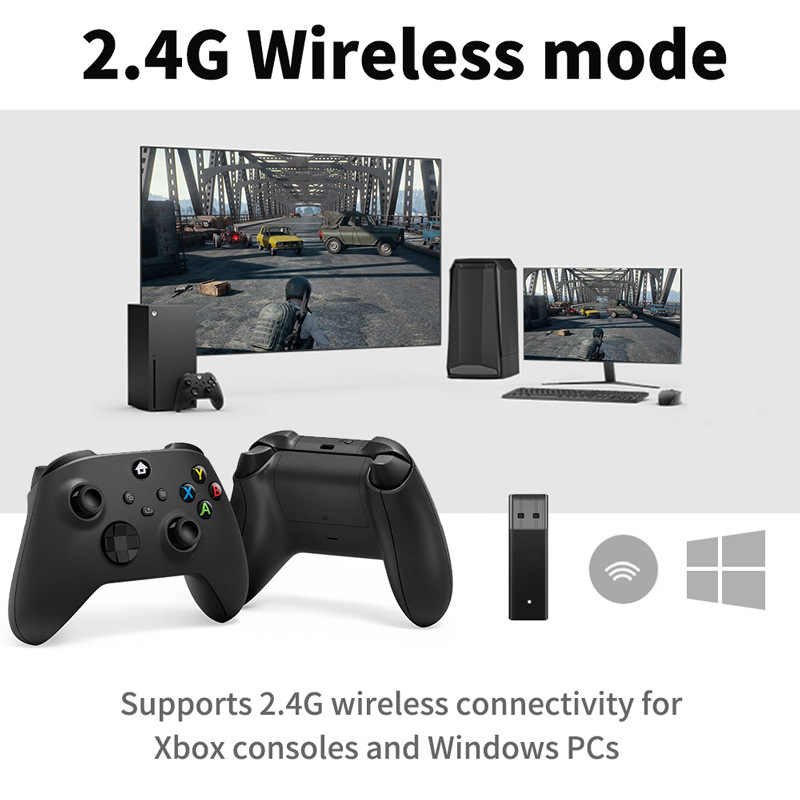 Articolo di tendenza transfrontaliero compatibile con controller wireless XSS neutro 2.4G per Xbox Series X/S e PC._voghion.com