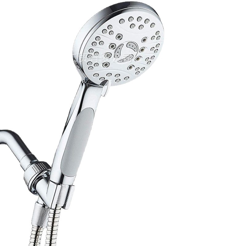 soporte de fijación ajustable de cabeza de ducha de mano con cabeza de bola giratoria adaptador de brazo de ducha galvanizado soporte de ducha
