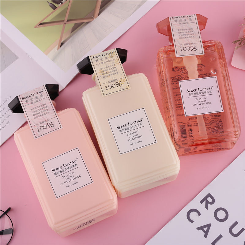 墨戀邂逅洗髮水護髮素沐浴露套裝去屑控油發膜持久留香男女