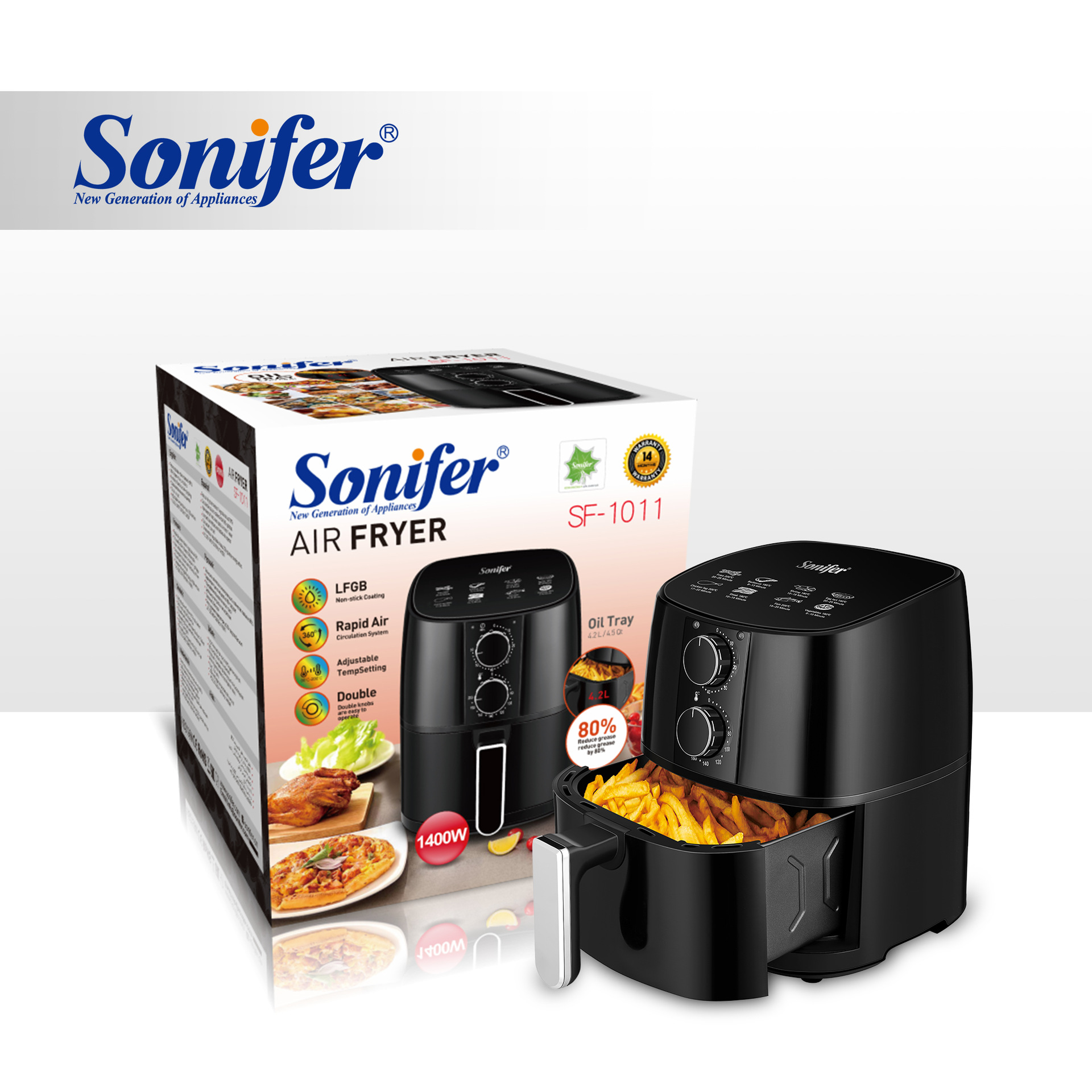 Sonifer Smart Home 4.2L Touch Screen Air...