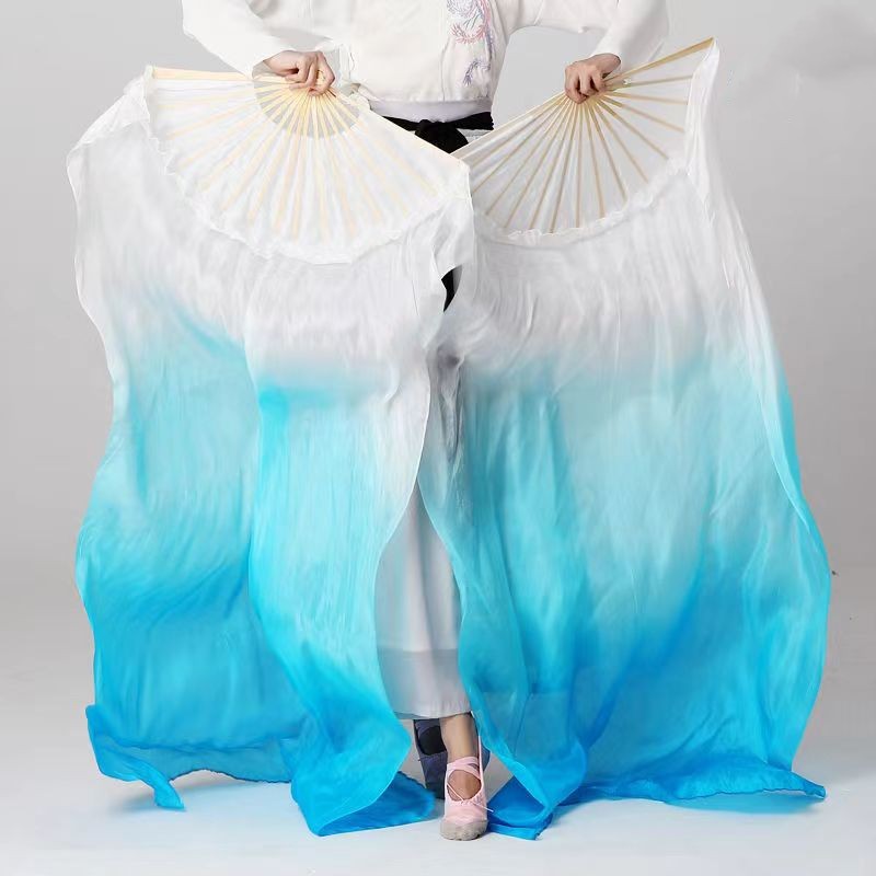 16 hueso blanco azul gradiente de longitud total 1,2 m mano derecha