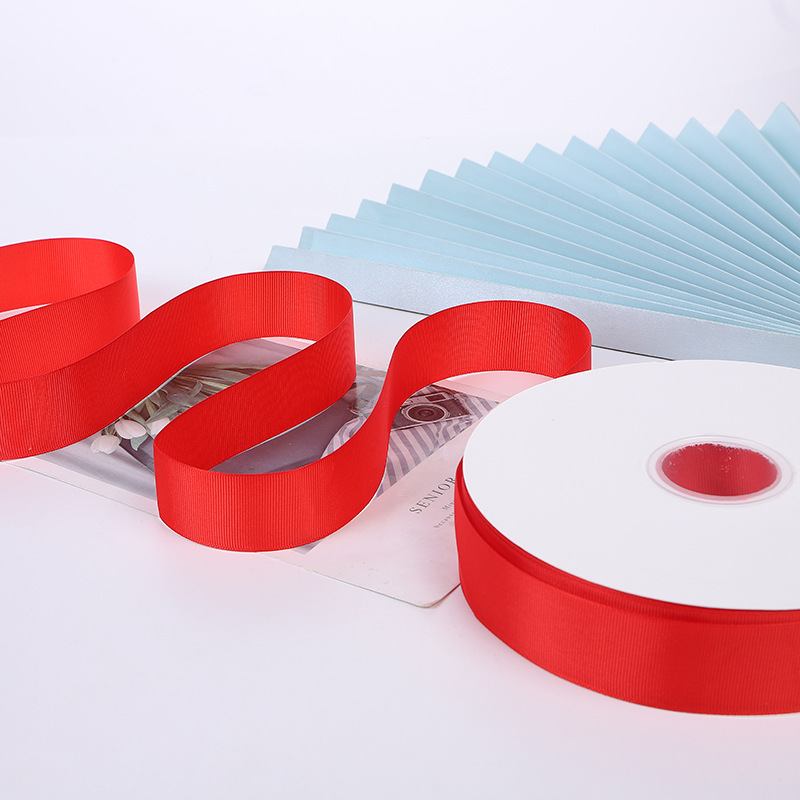 Suministro directo de fábrica 0,3 cm-5cm hilo grueso cinturón ropa textiles para el hogar Accesorios embalaje gran Cinta Roja al por mayor