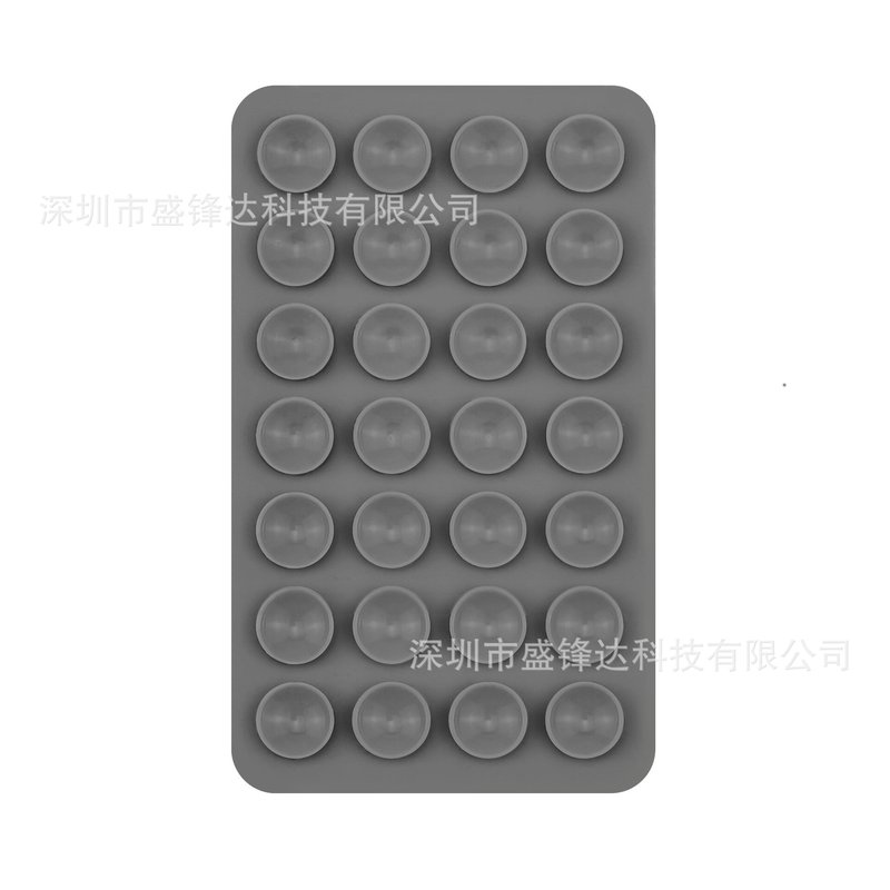 工厂批发硅胶吸盘支架 方形双面手机硅胶吸盘 28粒硅胶手机吸盘|undefined
