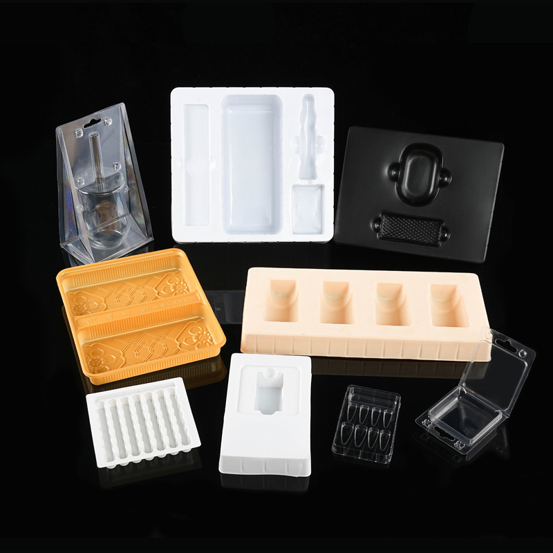 電子部品 PET 黒帯電防止ブリスター トレイ PVC 植毛電子製品特殊ブリスター包装ライナー|undefined