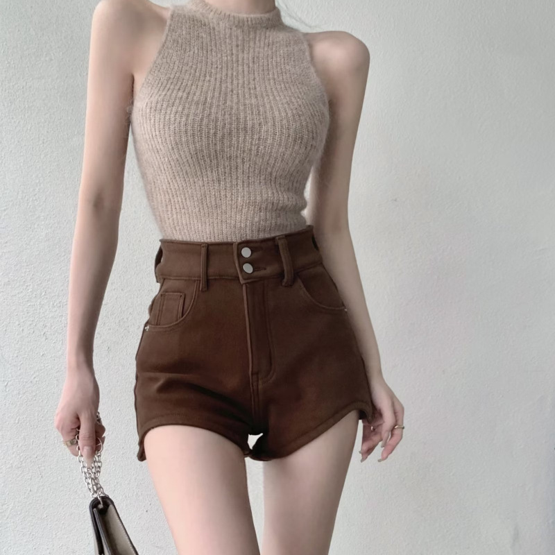 2026 New Trendy Brand Black Shorts High-Waisted Summer Thin Style Slimming Hot Girl Tight-Fitting American-Style Jeans 2026 New Trendy Brand Black Shorts High-Waisted Summer Thin Style Slimming Hot Girl Tight-Fitting American-Style Jeans