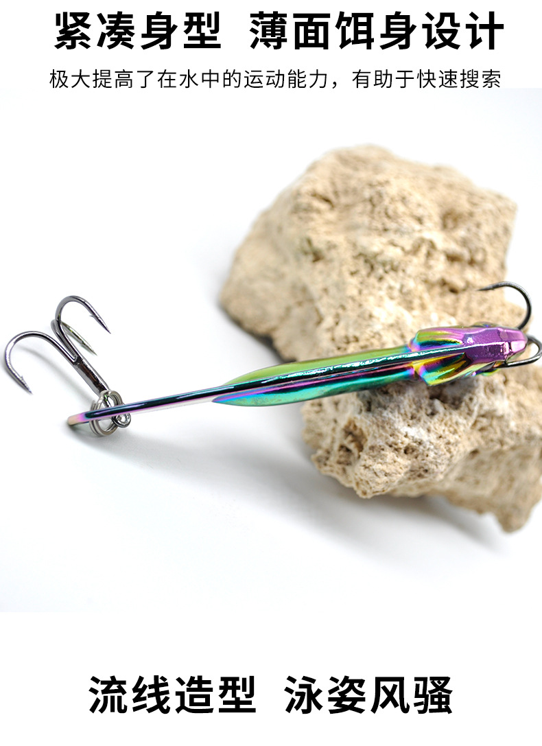 Metal Spinner Baits weedless spinner blade baits  Fresh Water Bass Swimbait Tackle Gear