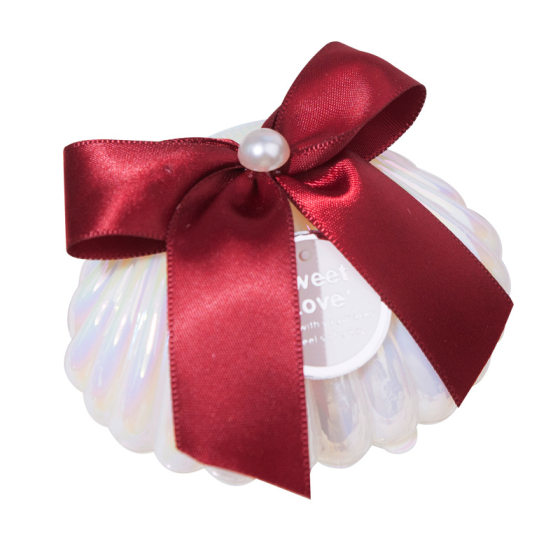 Creative Fashion Pearlescent Simulation White Shell Candy Box Candy Packaging Box Small Gift Jewelry Storage Packaging Box