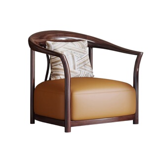 Новый стул для отдыха из цельного дерева в китайском стиле Ebony Taishi Chair Light Роскошный стул для гостиной Чайный стул Учебный стул Маленькая квартира Мебель для балкона
