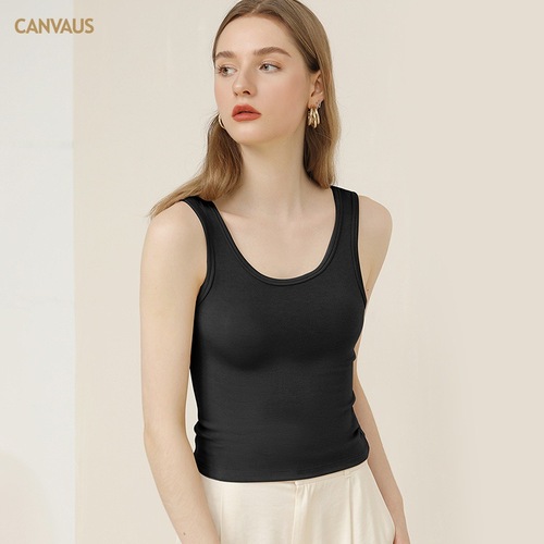 CANVAUS women's new camisole women's summer U-shaped collar slim bottoming tank top wholesale