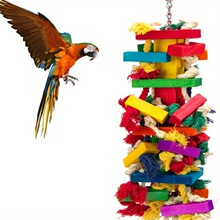 I 99811 Parrot Chewing Wooden Toys ���Ŀ�ҧ��� �羳��Ӧ