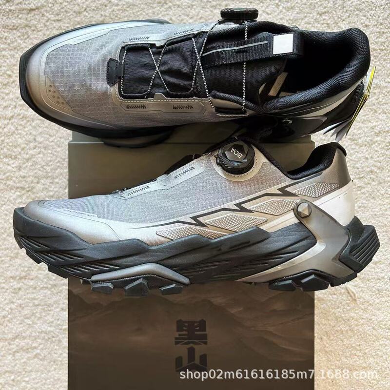 Kailer Black Mountain Du Boa Knob Adjustable Trail Running Shoes Breathable Sports Outdoor Hiking Mountaineering Shoes for Men and Women Kailer Black Mountain Du Boa Knob Adjustable Trail Running Shoes Breathable Sports Outdoor Hiking Mountaineering Shoes for Men and Women
